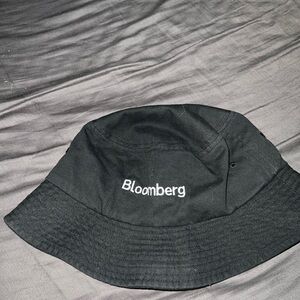 Bloomberg Black Bucket Hat